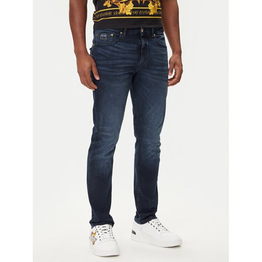 Versace Jeans Couture Jeansy 79GAB5D0 CDWAB Granatowy Slim Fit ze sklepu MODIVO w kategorii Jeansy męskie - zdjęcie 185913066