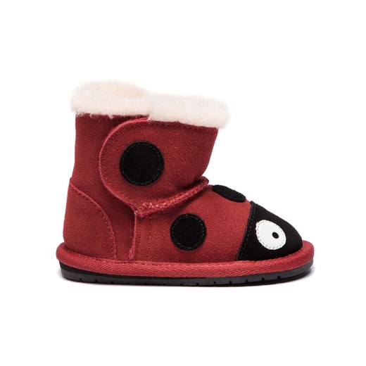 EMU Australia Śniegowce Ladybird Walker B10317 Czerwony ze sklepu MODIVO w kategorii Buty zimowe dziecięce - zdjęcie 185913077