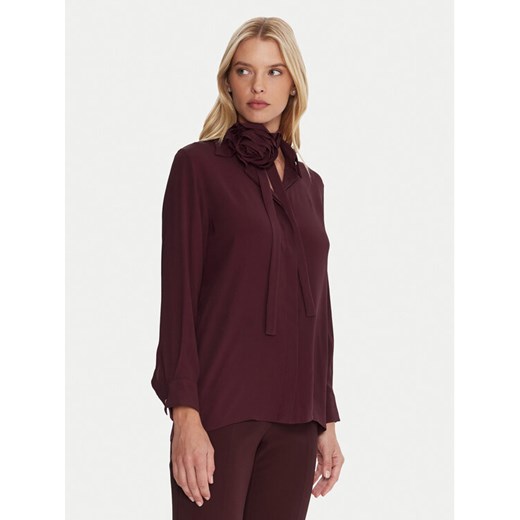 Marella Koszula Cabiria 2523116071 Bordowy Regular Fit ze sklepu MODIVO w kategorii Koszule damskie - zdjęcie 185913107
