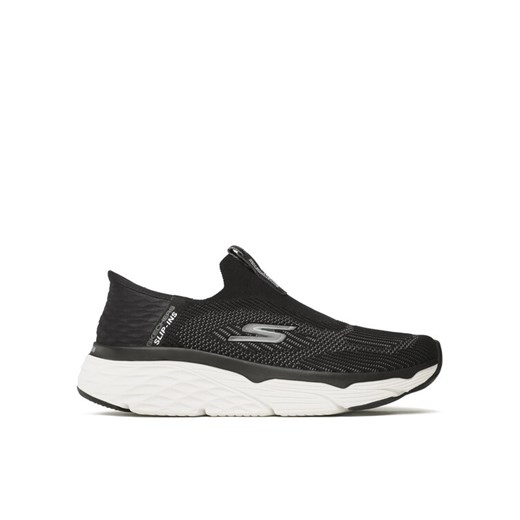 Skechers Buty do biegania Max Cushioning Elite 220389/BKW Czarny ze sklepu MODIVO w kategorii Buty sportowe męskie - zdjęcie 185913168