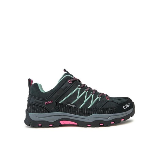 CMP Trekkingi Kids Rigel Mid Trekking Shoe Wp 3Q12944J Turkusowy ze sklepu MODIVO w kategorii Buty trekkingowe dziecięce - zdjęcie 185913357