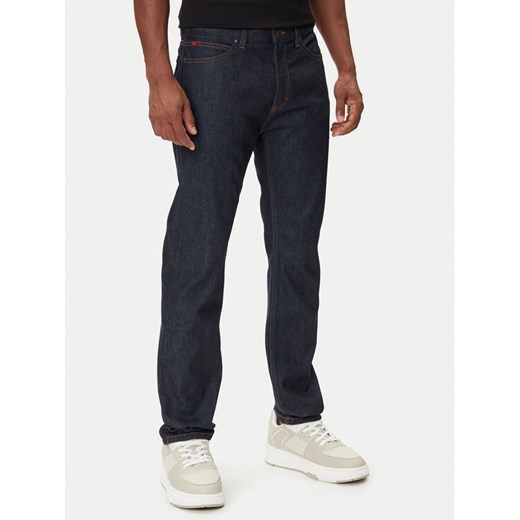 HUGO Jeansy 50547239 Granatowy Slim Fit ze sklepu MODIVO w kategorii Jeansy męskie - zdjęcie 185913536