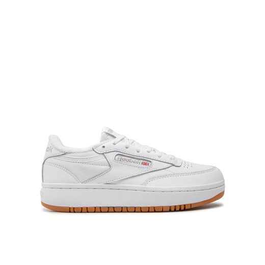 Reebok Sneakersy Club C Double FV5658 Biały ze sklepu MODIVO w kategorii Buty sportowe damskie - zdjęcie 185913565