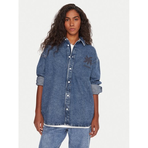 Quiksilver Koszula jeansowa Rahmat EQWWT03150 Niebieski Regular Fit ze sklepu MODIVO w kategorii Koszule damskie - zdjęcie 185913585