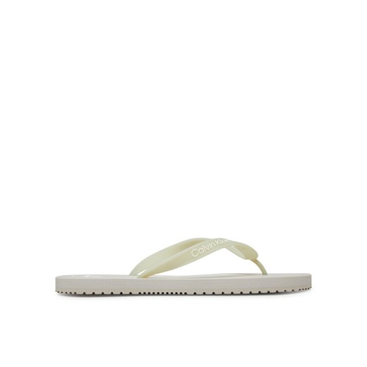 Calvin Klein Jeans Japonki Beach Sandal Transparent Tpu YM0YM01267 Szary ze sklepu MODIVO w kategorii Klapki męskie - zdjęcie 185913608