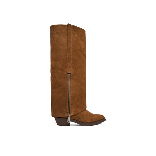 G-Star Raw Kozaki EO-YUKI-25FW65 Brązowy ze sklepu MODIVO w kategorii Kozaki damskie - zdjęcie 185913707