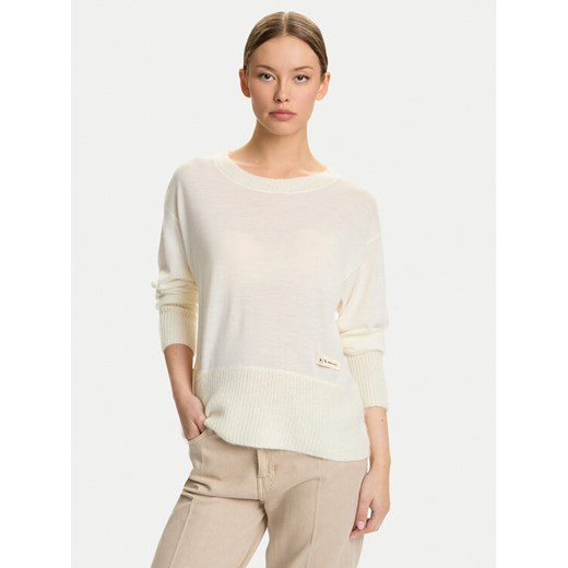 Armani Exchange Sweter XW000772 AF16602 U1003 Écru Relaxed Fit ze sklepu MODIVO w kategorii Swetry damskie - zdjęcie 185913739