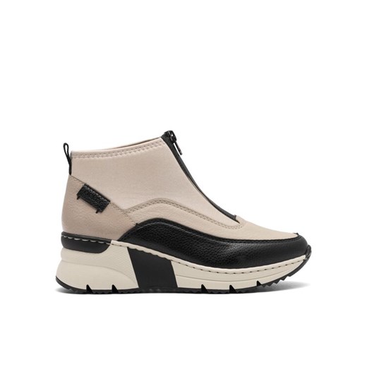 Rieker Sneakersy N6352-60 Beżowy ze sklepu MODIVO w kategorii Botki - zdjęcie 185913779