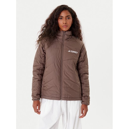 adidas Kurtka outdoor Terrex Multi JN0812 Brązowy Regular Fit ze sklepu MODIVO w kategorii Kurtki damskie - zdjęcie 185913899