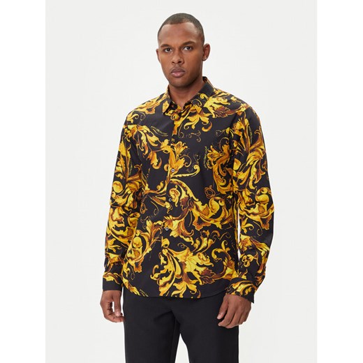 Versace Jeans Couture Koszula 79GAL2S0 NS698 Czarny Regular Fit ze sklepu MODIVO w kategorii Koszule męskie - zdjęcie 185913956