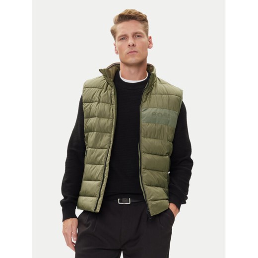 BOSS Kamizelka H-Cenito 50518375 Zielony Regular Fit ze sklepu MODIVO w kategorii Kamizelki męskie - zdjęcie 185914119