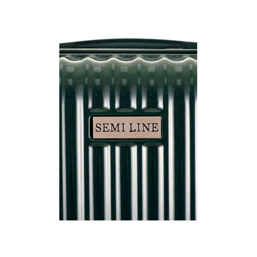 Semi Line Walizka duża T5948-3 Zielony Semi Line OS MODIVO