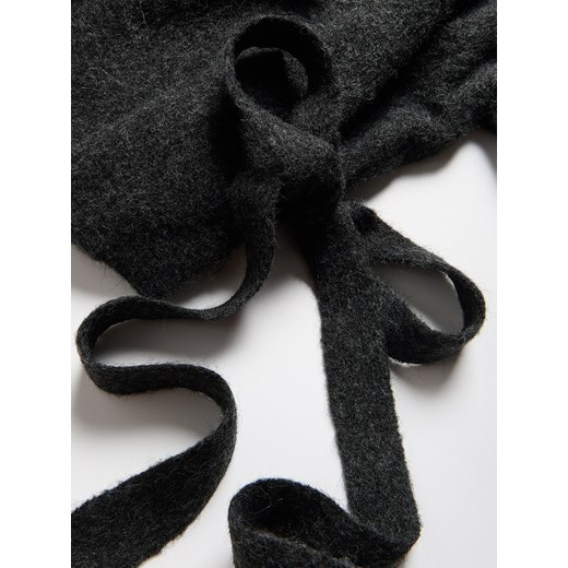 Reserved - Sweter z wiązaniem - ciemnoszary Reserved XL Reserved