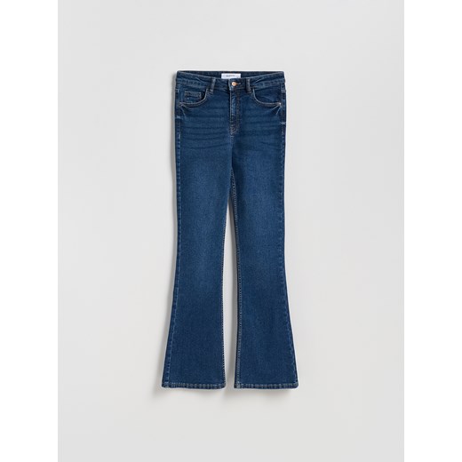 Reserved - Jeansy flare bootcut - granatowy ze sklepu Reserved w kategorii Jeansy damskie - zdjęcie 185921308
