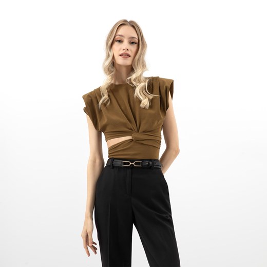 Wojas Czarny Skórzany Pasek Damski ze sklepu Wojas w kategorii Paski damskie - zdjęcie 185922606