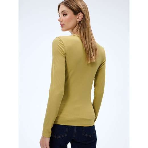 Mohito - Dopasowana bluzka - oliwkowy Mohito L Mohito