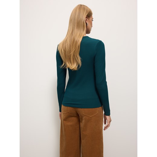 Mohito - Dopasowana bluzka - zielony Mohito XXL Mohito