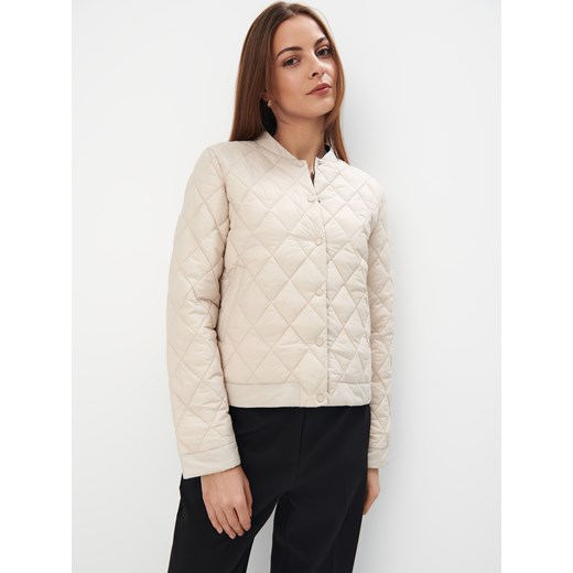 Mohito - Dwustronna kurtka - beżowy ze sklepu Mohito w kategorii Kurtki damskie - zdjęcie 185925105
