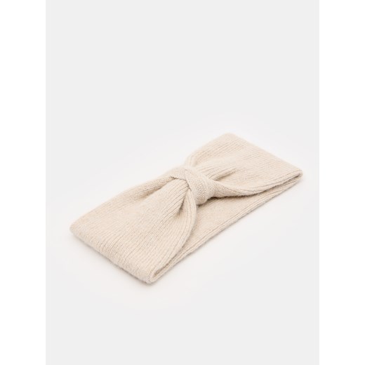 Mohito - Dzianinowa opaska - kremowy Mohito ONE SIZE Mohito