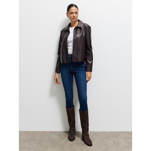 Mohito - Jeansy skinny - granatowy ze sklepu Mohito w kategorii Jeansy damskie - zdjęcie 185925675