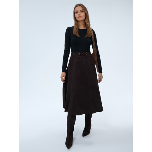 Mohito - Czarna bluzka basic - czarny Mohito L Mohito