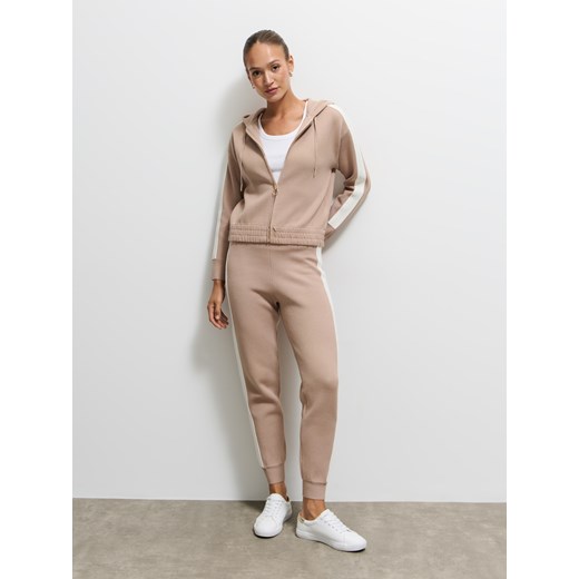 Mohito - Bluza z zamkiem - beżowy ze sklepu Mohito w kategorii Bluzy damskie - zdjęcie 185926048