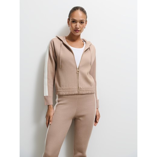 Mohito - Bluza z zamkiem - beżowy Mohito L Mohito