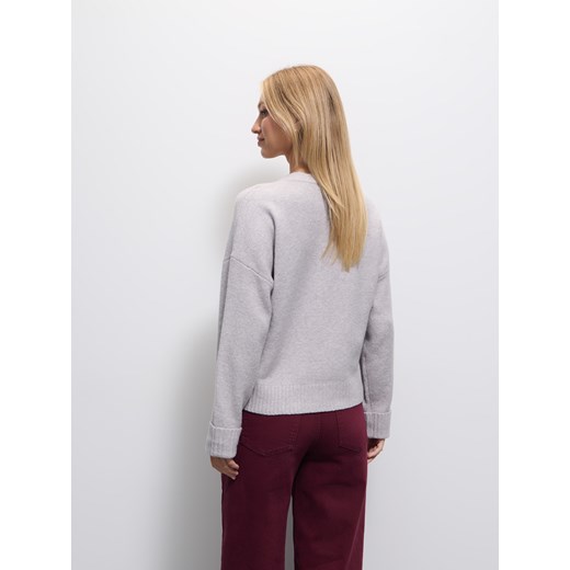 Mohito - Sweter basic - szary Mohito L Mohito