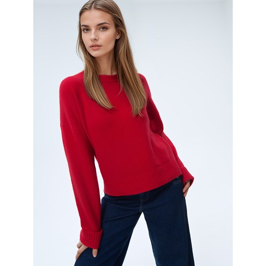 Mohito - Czerwony sweter basic - czerwony Mohito S Mohito