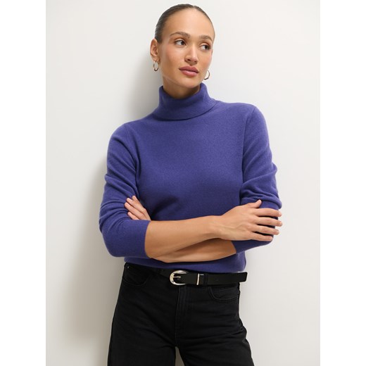 Mohito - Wełniany golf - fioletowy Mohito S Mohito