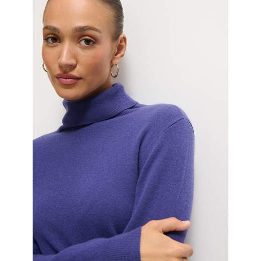 Mohito - Wełniany golf - fioletowy Mohito XS Mohito