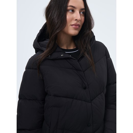 Mohito - Pikowana czarna kurtka - czarny ze sklepu Mohito w kategorii Kurtki damskie - zdjęcie 185926767