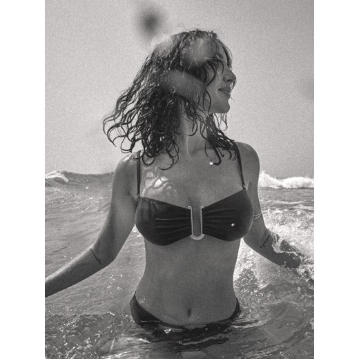 Mohito - Czarna góra od bikini - czarny ze sklepu Mohito w kategorii Stroje kąpielowe - zdjęcie 185926897