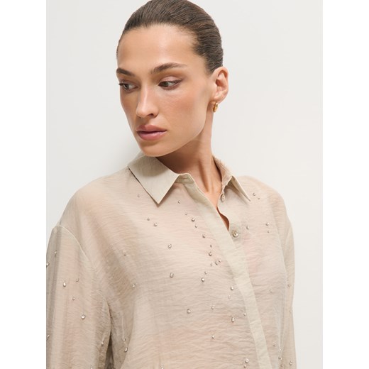 Mohito - Koszula z lyocellem - szary Mohito 36 Mohito