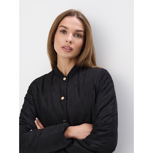 Mohito - Krótka kurtka pikowana - czarny ze sklepu Mohito w kategorii Kurtki damskie - zdjęcie 185926967