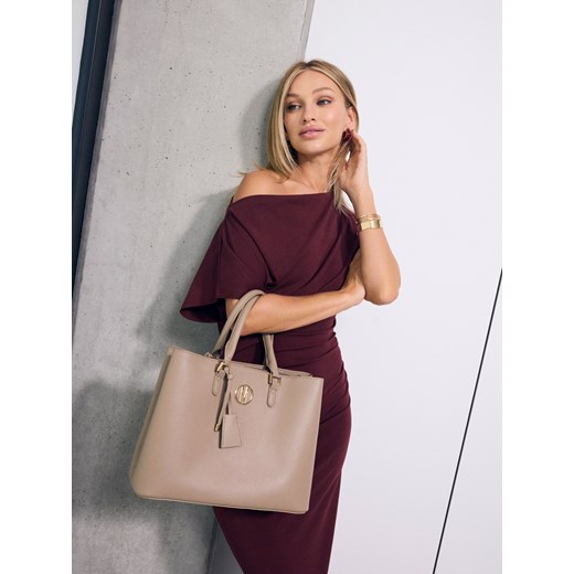 Mohito - Torebka office - beżowy ze sklepu Mohito w kategorii Torby Shopper bag - zdjęcie 185927406