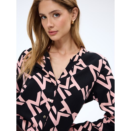 Mohito - Bluzka z wiskozy - czarny Mohito 42 Mohito