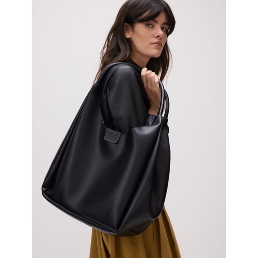 Reserved - Torebka hobo - czarny ze sklepu Reserved w kategorii Torebki damskie - zdjęcie 185928035