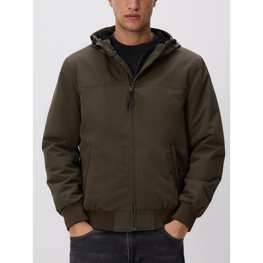 Reserved - Kurtka z kapturem - oliwkowy ze sklepu Reserved w kategorii Kurtki męskie - zdjęcie 185928199