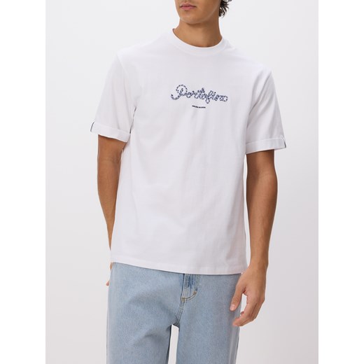 Reserved - T-shirt comfort fit - biały ze sklepu Reserved w kategorii T-shirty męskie - zdjęcie 185928838