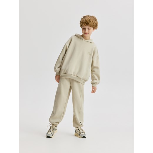 Reserved - Bawełniany komplet - beżowy - id: 133FI-08X - marki Reserved - 185930325 Reserved - Bawełniany komplet - beżowy ze sklepu Reserved w kategorii Komplety chłopięce - zdjęcie 185930325
