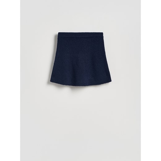 Reserved - Dzianinowa spódnica mini - granatowy Reserved M Reserved