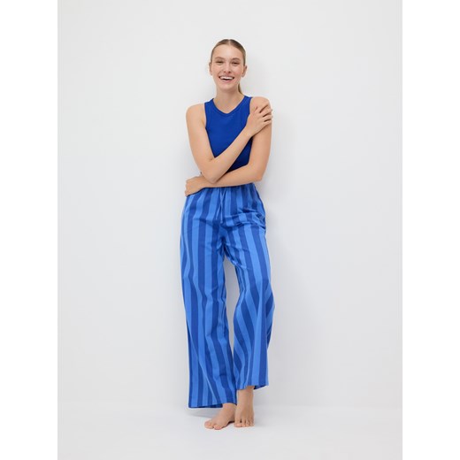 Reserved - Spodnie od piżamy - niebieski ze sklepu Reserved w kategorii Piżamy damskie - zdjęcie 185931228