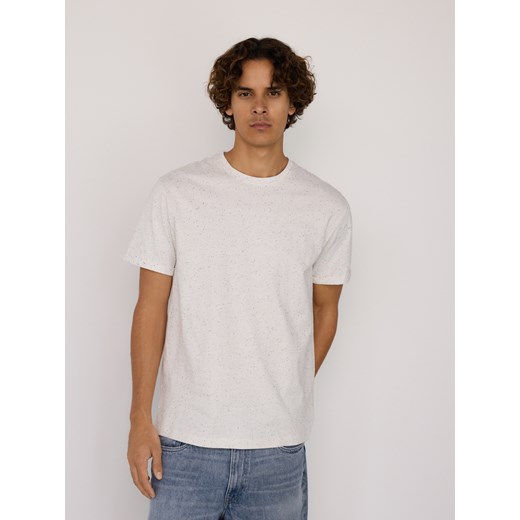 Reserved - T-shirt comfort fit - złamana biel ze sklepu Reserved w kategorii T-shirty męskie - zdjęcie 185932599