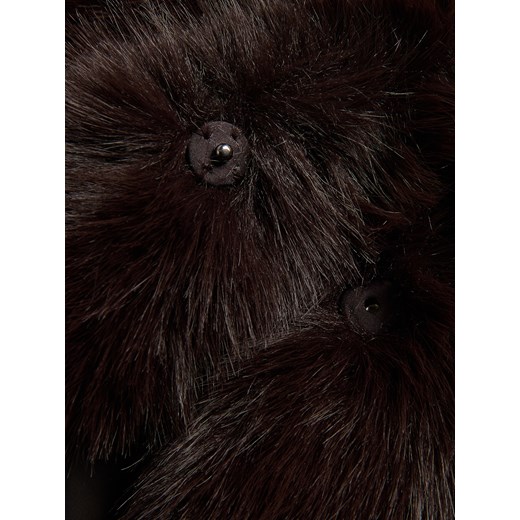 Reserved - Płaszcz ze sztucznego futerka - ciemnobrązowy Reserved 134/140 (8-9 lat) Reserved