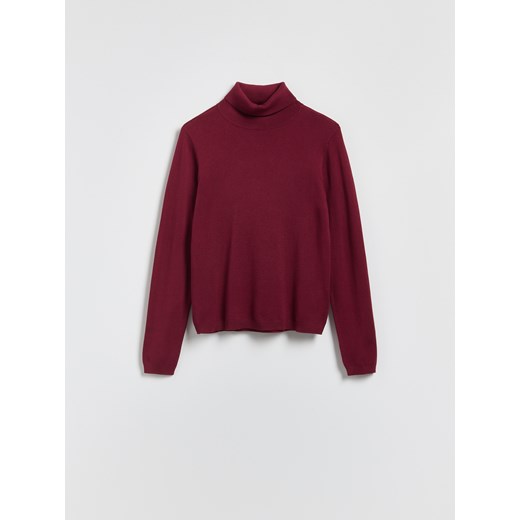 Reserved - Golf z wiskozą - bordowy Reserved XXL Reserved