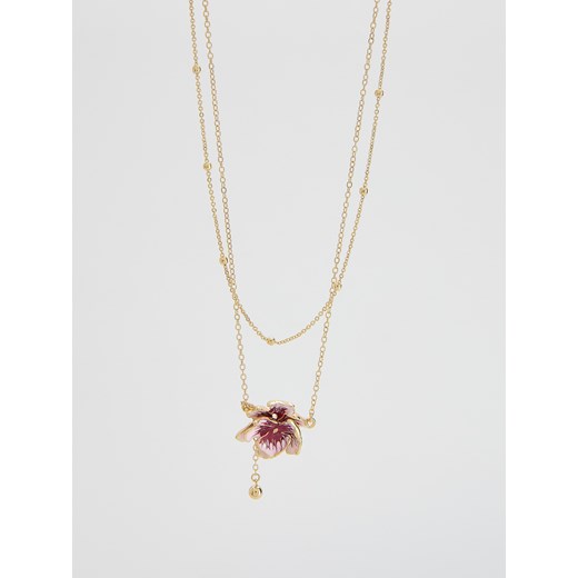 Reserved - Zestaw naszyjników - różowy ze sklepu Reserved w kategorii Naszyjniki - zdjęcie 185933456