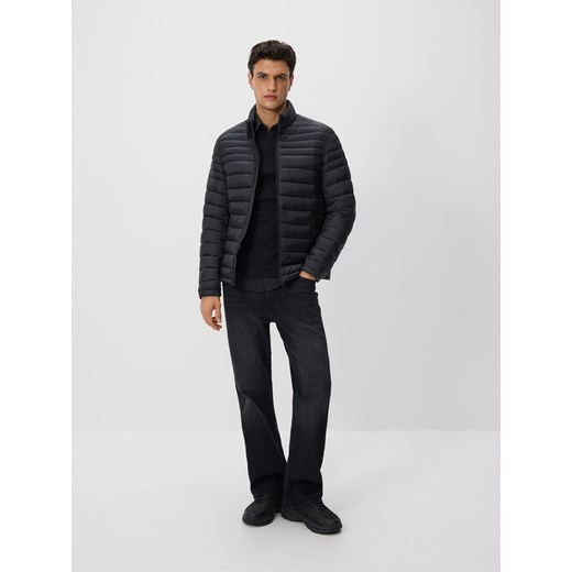 Reserved - Pikowana kurtka ze stójką - czarny ze sklepu Reserved w kategorii Kurtki męskie - zdjęcie 185934795