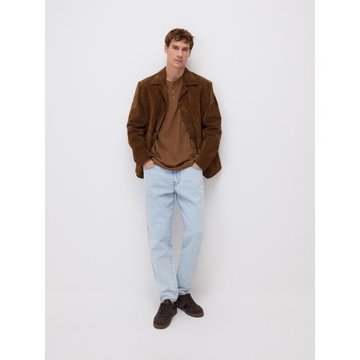 Reserved - Longsleeve regular - karminowy Reserved S Reserved