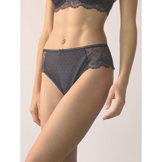 Reserved - Majtki typu hipster z haftem - granatowy ze sklepu Reserved w kategorii Majtki damskie - zdjęcie 185935976